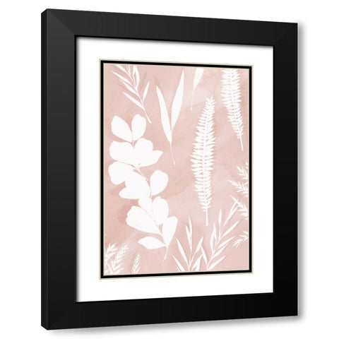 Juneberry I  Black Modern Wood Framed Art Print with Double Matting by Isabelle Z