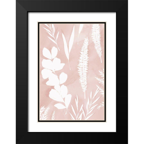 Juneberry I  Black Modern Wood Framed Art Print with Double Matting by Isabelle Z