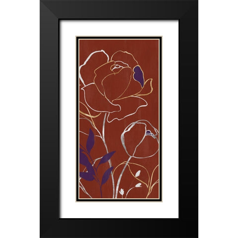 Lupin I  Black Modern Wood Framed Art Print with Double Matting by Isabelle Z