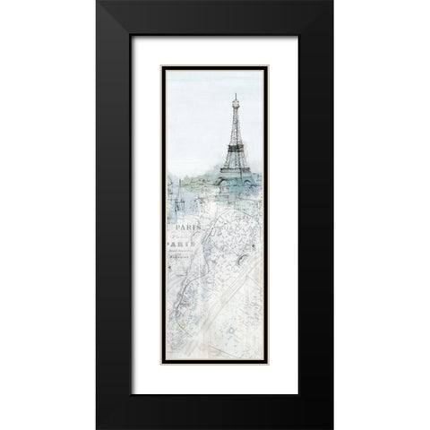 Soir De Paris II   Black Modern Wood Framed Art Print with Double Matting by Isabelle Z