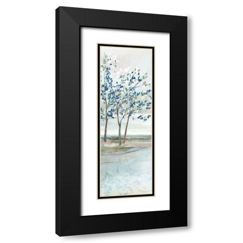 Blue Ridge III   Black Modern Wood Framed Art Print with Double Matting by Isabelle Z