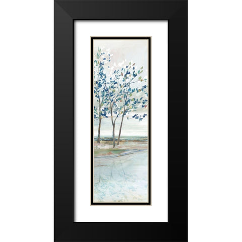 Blue Ridge III   Black Modern Wood Framed Art Print with Double Matting by Isabelle Z