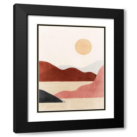 Day Dream Black Modern Wood Framed Art Print with Double Matting by Isabelle Z