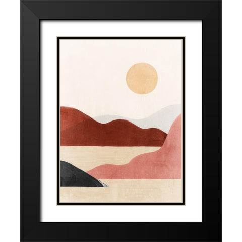 Day Dream Black Modern Wood Framed Art Print with Double Matting by Isabelle Z