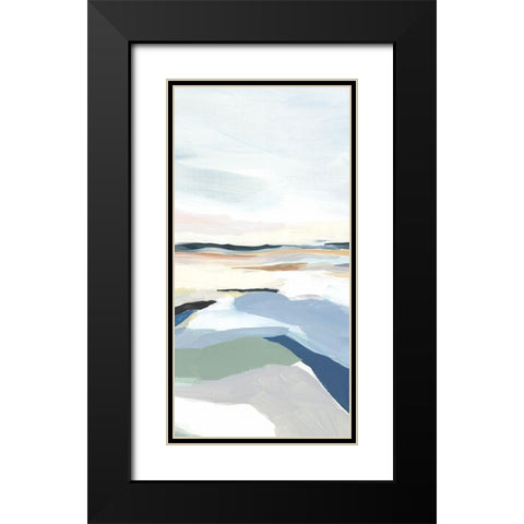 Seaside Day III   Black Modern Wood Framed Art Print with Double Matting by Isabelle Z