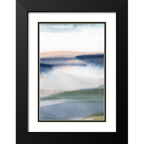 Eventide II   Black Modern Wood Framed Art Print with Double Matting by Isabelle Z