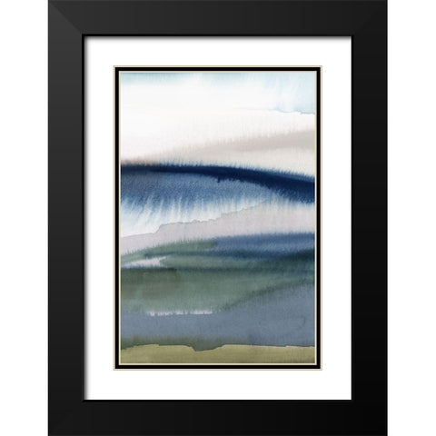 Eventide III  Black Modern Wood Framed Art Print with Double Matting by Isabelle Z