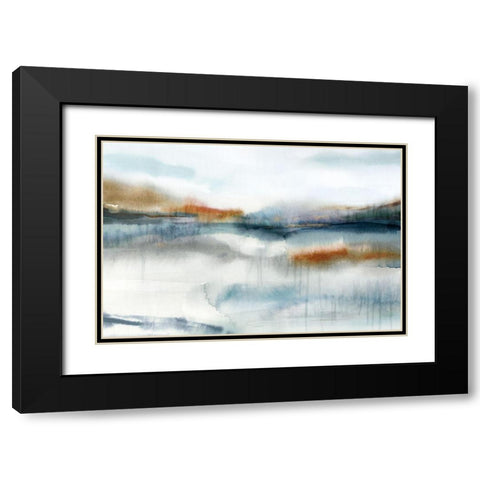 Sign of the Times I Black Modern Wood Framed Art Print with Double Matting by Isabelle Z