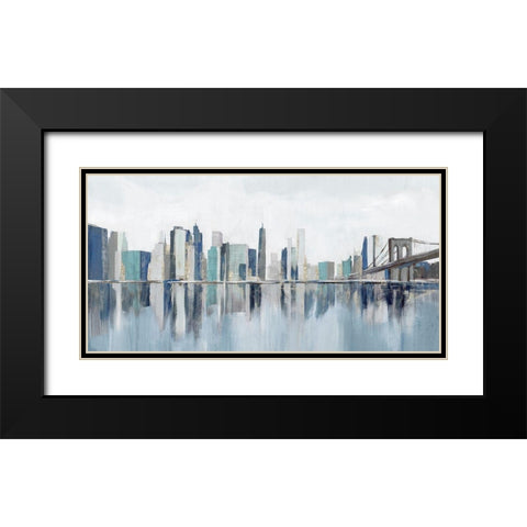 Empire Dreams  Black Modern Wood Framed Art Print with Double Matting by Isabelle Z