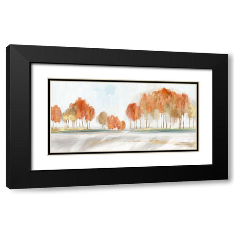 Autumn Shade I  Black Modern Wood Framed Art Print with Double Matting by Isabelle Z
