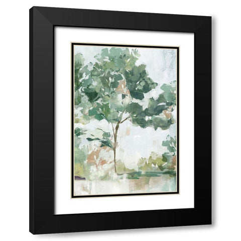 Soundless Beauty I Black Modern Wood Framed Art Print with Double Matting by Isabelle Z