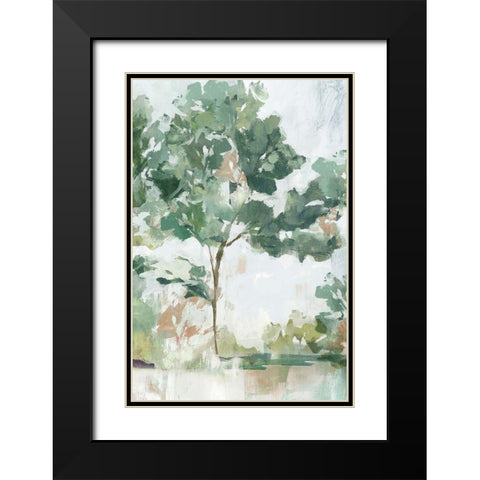 Soundless Beauty I Black Modern Wood Framed Art Print with Double Matting by Isabelle Z