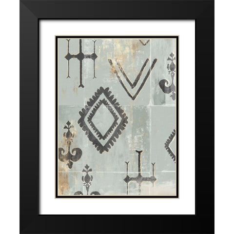 Gilded Ornate I Black Modern Wood Framed Art Print with Double Matting by Isabelle Z