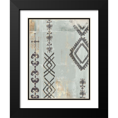 Gilded Ornate II Black Modern Wood Framed Art Print with Double Matting by Isabelle Z