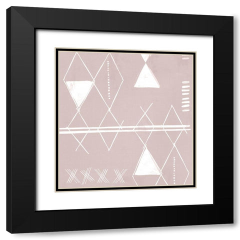 African Travel I Black Modern Wood Framed Art Print with Double Matting by Isabelle Z