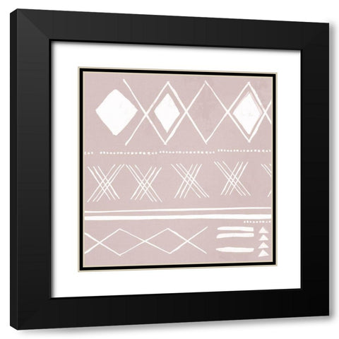 African Travel II Black Modern Wood Framed Art Print with Double Matting by Isabelle Z