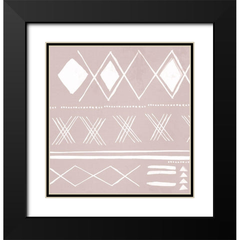 African Travel II Black Modern Wood Framed Art Print with Double Matting by Isabelle Z