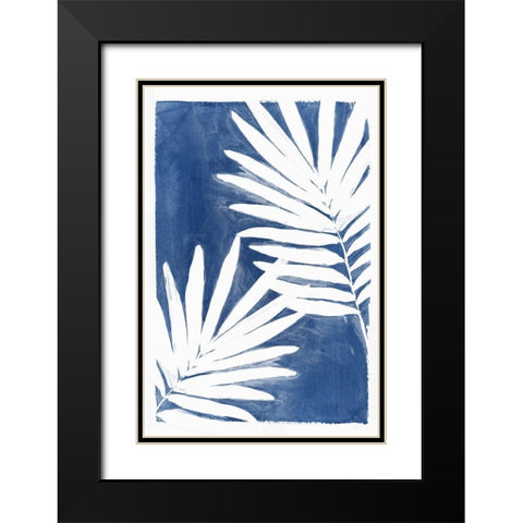 Night Herbs I Black Modern Wood Framed Art Print with Double Matting by Isabelle Z