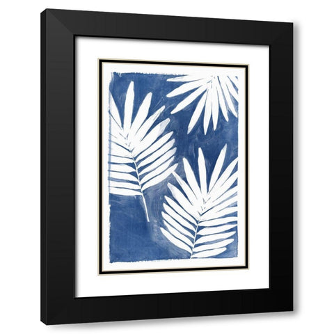 Night Herbs II Black Modern Wood Framed Art Print with Double Matting by Isabelle Z
