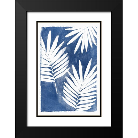 Night Herbs II Black Modern Wood Framed Art Print with Double Matting by Isabelle Z