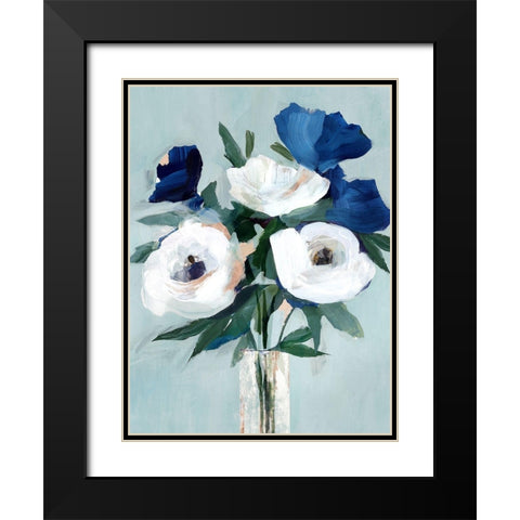 The Day I Met You Black Modern Wood Framed Art Print with Double Matting by Isabelle Z