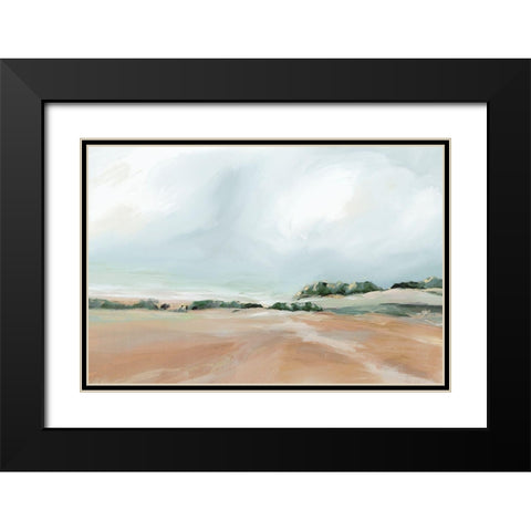 Land of My Soul Black Modern Wood Framed Art Print with Double Matting by Isabelle Z