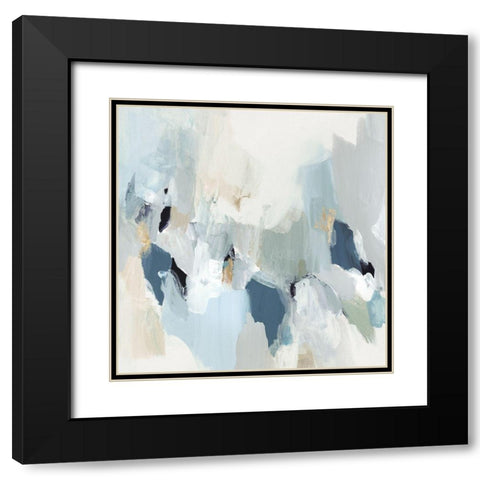 Little Talks II Black Modern Wood Framed Art Print with Double Matting by Isabelle Z