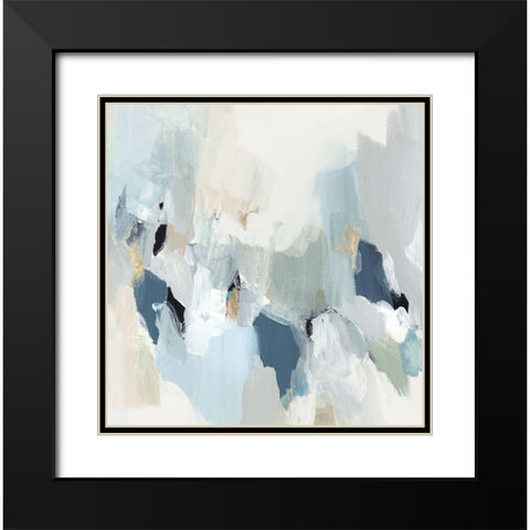 Little Talks II Black Modern Wood Framed Art Print with Double Matting by Isabelle Z