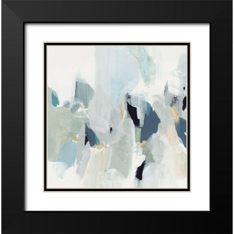 Little Talks III Black Modern Wood Framed Art Print with Double Matting by Isabelle Z