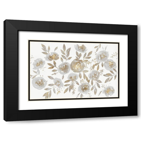 Harmonious  Black Modern Wood Framed Art Print with Double Matting by Isabelle Z