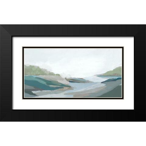 Return to Nature II Black Modern Wood Framed Art Print with Double Matting by Isabelle Z