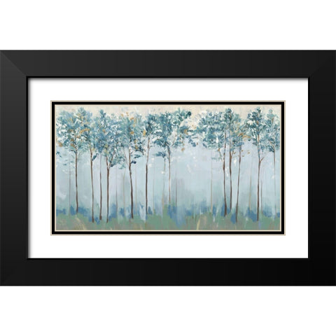 Spirit of Harmony Black Modern Wood Framed Art Print with Double Matting by Isabelle Z
