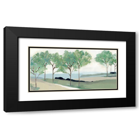 Pathway to the Sea Black Modern Wood Framed Art Print with Double Matting by Isabelle Z