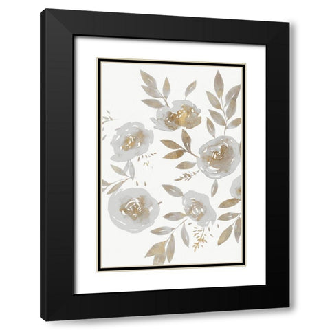 Harmonious I Black Modern Wood Framed Art Print with Double Matting by Isabelle Z