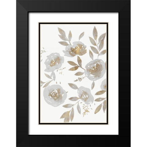 Harmonious I Black Modern Wood Framed Art Print with Double Matting by Isabelle Z