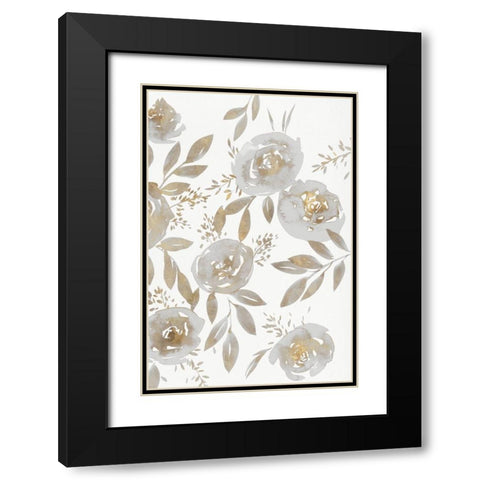 Harmonious III Black Modern Wood Framed Art Print with Double Matting by Isabelle Z