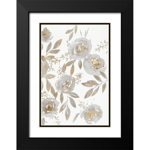 Harmonious III Black Modern Wood Framed Art Print with Double Matting by Isabelle Z