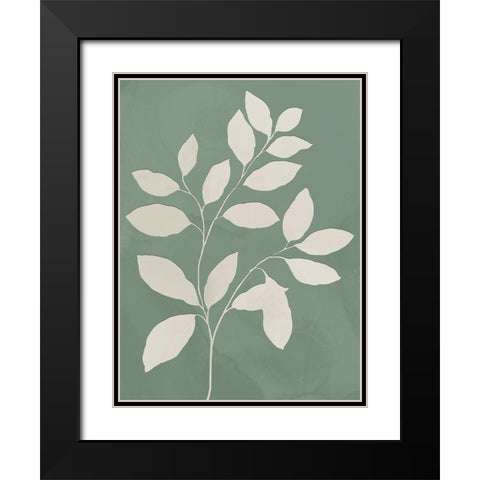 Perfect Simplicity I Black Modern Wood Framed Art Print with Double Matting by Isabelle Z