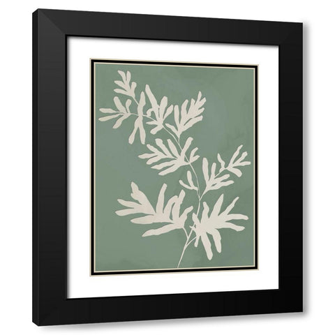 Perfect Simplicity II Black Modern Wood Framed Art Print with Double Matting by Isabelle Z