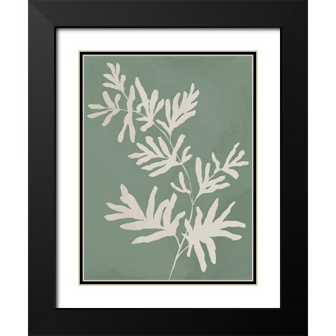 Perfect Simplicity II Black Modern Wood Framed Art Print with Double Matting by Isabelle Z