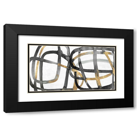 Many Ways II Black Modern Wood Framed Art Print with Double Matting by Isabelle Z