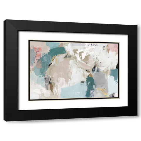 In the Heart of Movement Black Modern Wood Framed Art Print with Double Matting by Isabelle Z