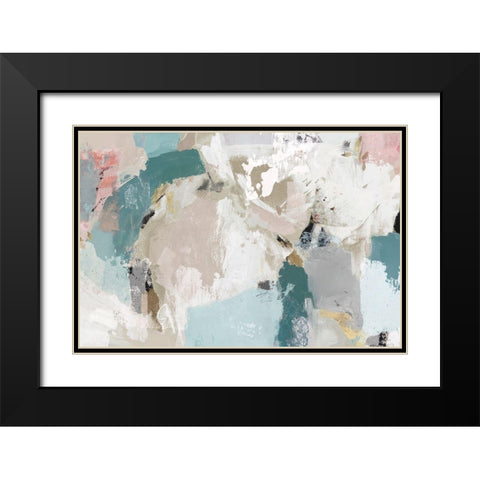 In the Heart of Movement Black Modern Wood Framed Art Print with Double Matting by Isabelle Z