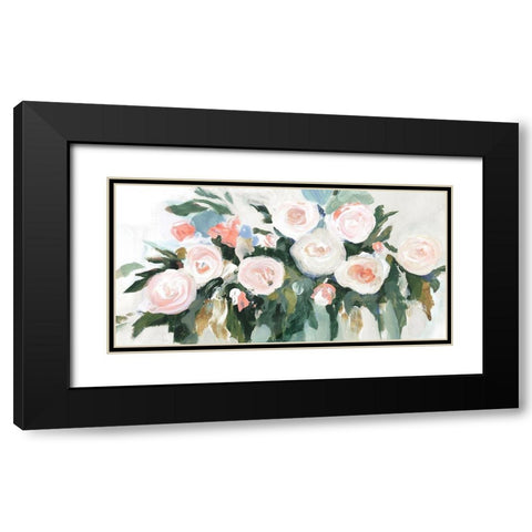 Floral Fragrance  Black Modern Wood Framed Art Print with Double Matting by Isabelle Z