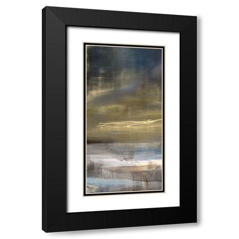 Golden Dawn II Black Modern Wood Framed Art Print with Double Matting by Isabelle Z