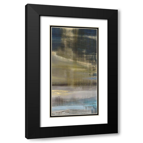 Golden Dawn III Black Modern Wood Framed Art Print with Double Matting by Isabelle Z