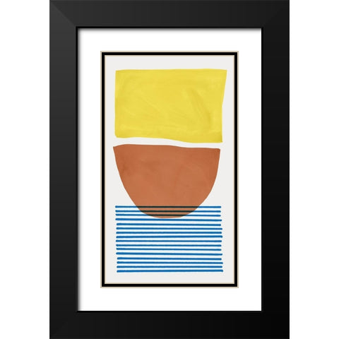 Mullholland Drive I  Black Modern Wood Framed Art Print with Double Matting by Isabelle Z