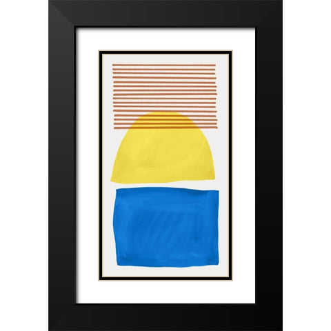 Mullholland Drive II Black Modern Wood Framed Art Print with Double Matting by Isabelle Z