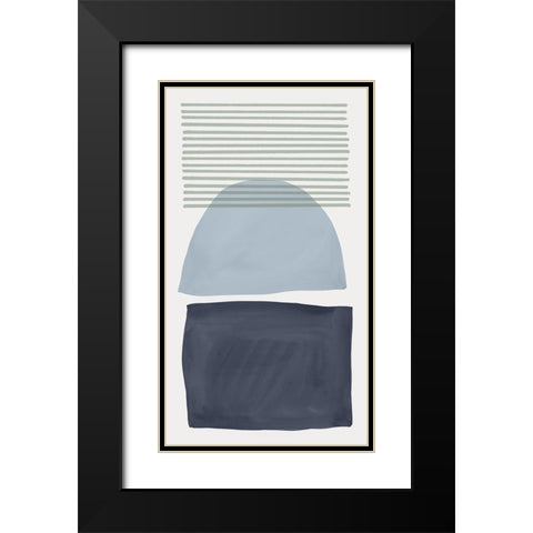 Mullholland Drive II Blue Version Black Modern Wood Framed Art Print with Double Matting by Isabelle Z
