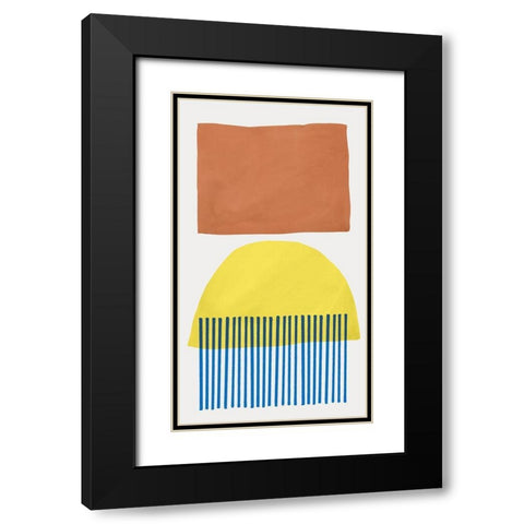 Mullholland Drive III Black Modern Wood Framed Art Print with Double Matting by Isabelle Z